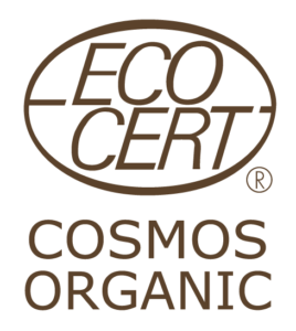 Logo du label COSMOS ORGANIC ECOCERT, pour les soins biologiques certifiés