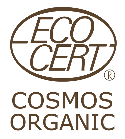 Logo du label COSMOS ORGANIC ECOCERT, pour les soins biologiques certifiés
